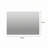 36x30 Inch Frameless Bathroom Mirror