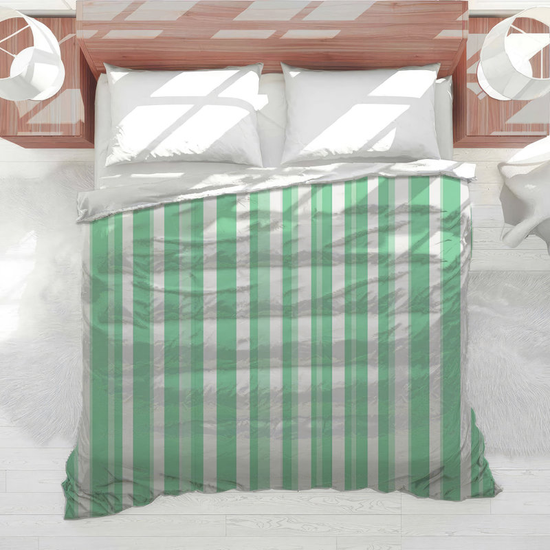 Stripes Bedding Pattern Comforter Minimalist, Twin