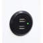 Table d'appoint Enable blanche - 2 tiroirs et 1 compartiment ouvert pour la finition du rangement avec objets personnels