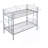 METAL BUNK BED SILVER