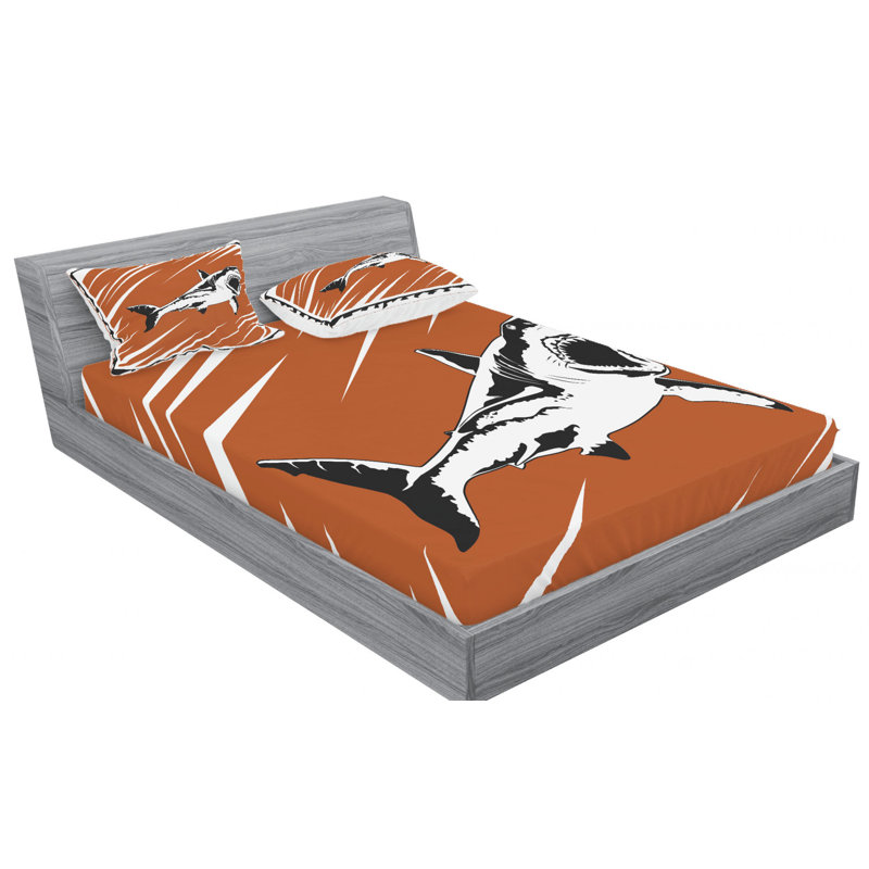 Microfiber Sheet Set, Queen Sheet Set with Fitted Sheet