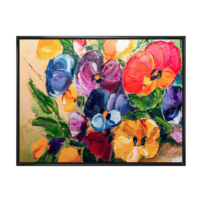 «Sunife Yellow Flowers IV», reproduction sur toile flottante