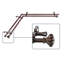 Tringle à rideaux double réglable Darcey-425550680-425550675