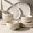 16-Piece Dinnerware Set for 4, Distinct Reactive Glaze, Food-Grade Chip Resistant Everyday Tableware, Microwave, Dishwasher & Freezer Safe, Wedding Registry, Housewarming & Holiday Gift(Multiple patterns-White)-1185544983-1185545192