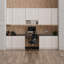 Armoire murale blanche à 2 portes en bois massif avec 2 portes et 3 tablettes pour la cuisine, la salle de bain, la buanderie, tablettes réglables prêtes à assembler (P 12 po x H 42 po)-120317624