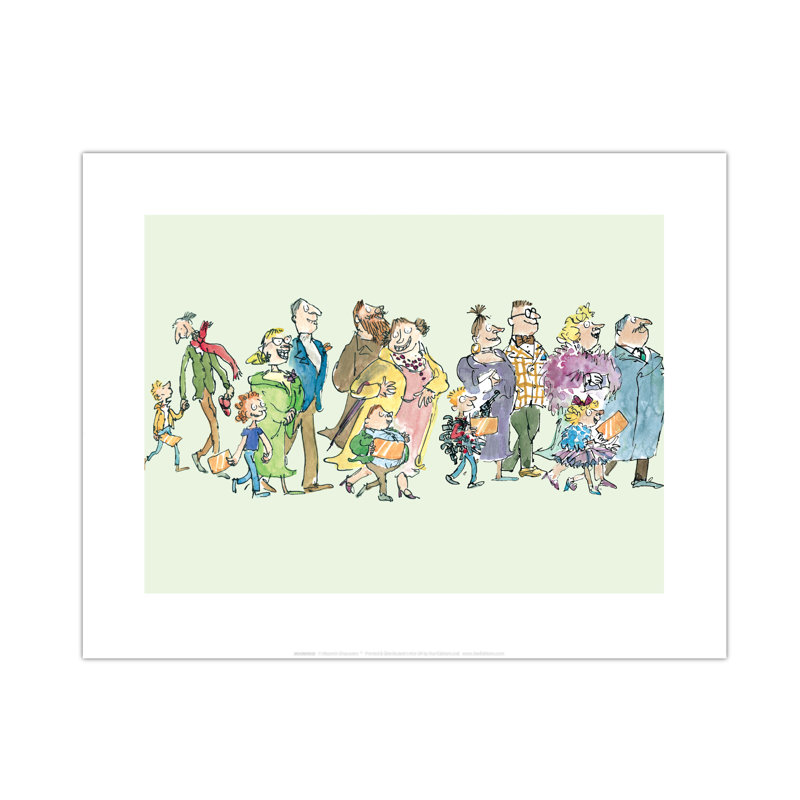 Charlie And The Chocolate Factory by Quentin Blake - Print