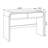 Curved Edge 47.24" Width MDF Console Table With 2 Drawers Storage Entryway Table-842762940