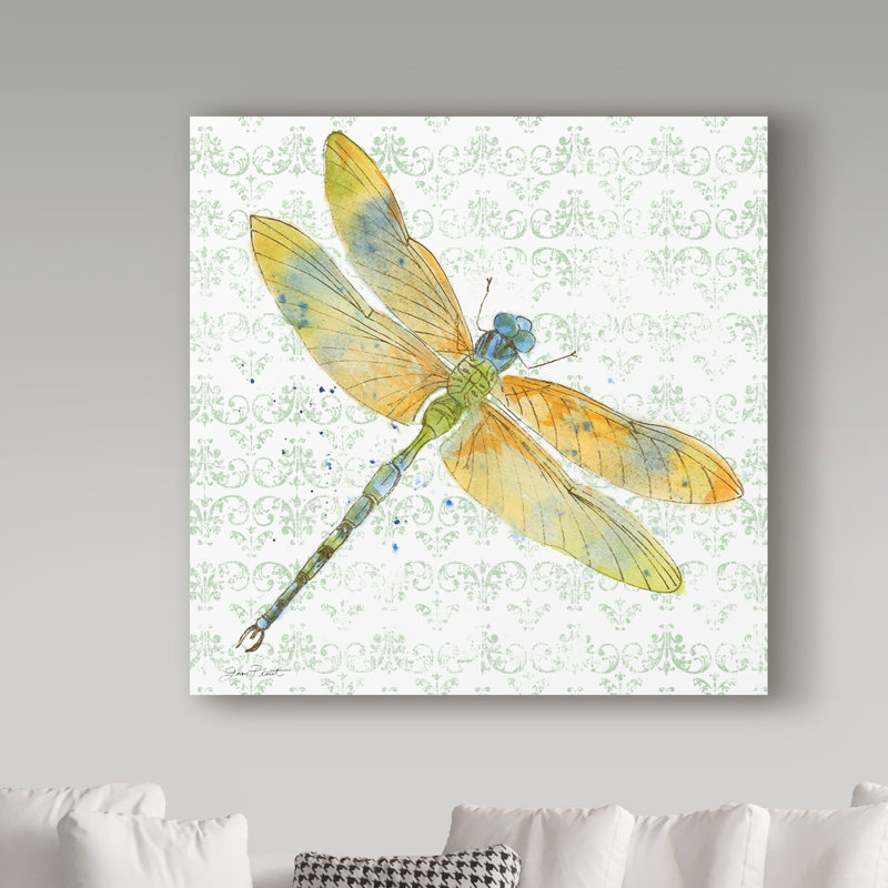 «Deagen» Dragonfly Bliss 5 », impression sur toile tendue, H 14 po x l 14 po x P 2 po
