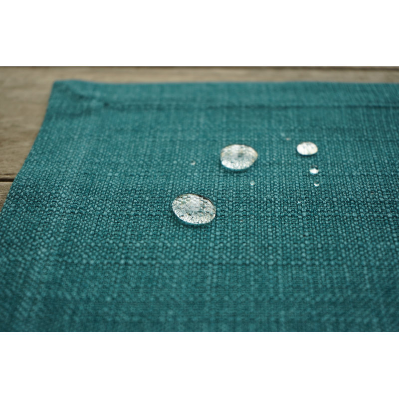 Gimena Fall Rectangle Stain Resistant Tablecloth, 95" L x 55" W, Sea Green