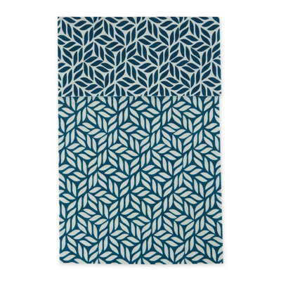 Abstract Leaf Print Liner