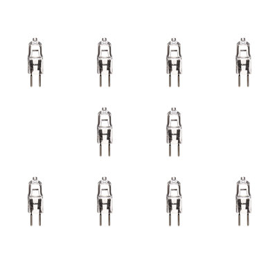 Dimmable Clear T3 Halogen Mini Light Bulbs with Bi-Pin (GY6.35) Base