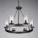 Aadhvik 6 - Light Dimmable Cylinder Chandelier