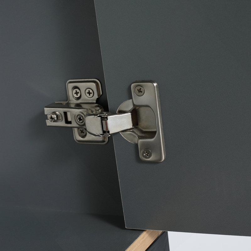 Meuble-lavabo autoportant de 24 po avec lavabo en résine BVA01124MP-1, (W99981917)