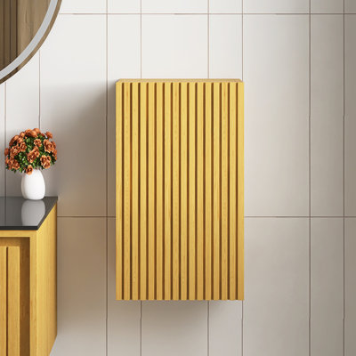 23" Tall Bathroom Wall Mounted Cabinet, Narrow Storage Cabinet With Door, Suitable