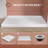 48" X 36" Double Threshold Shower Pan Base In White With Center Drain Assembly & Drain Cover Included