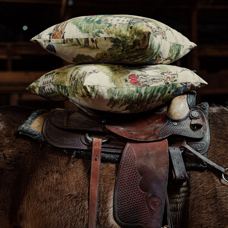 Bridle Crosby Decorative Pillow, Square 22"