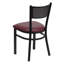 Chaise de restaurant en métal Victoria-1045877024