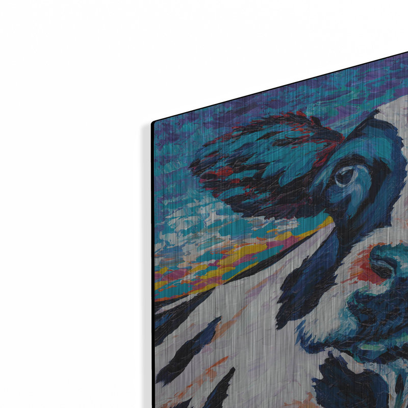 «Pasture Cow 1» par Carolee Vitaletti, H 16 po x l 24 po