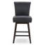 Tabouret de comptoir pivotant de 26 po Alanys-1143257251