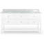 Meuble-lavabo double 73 po avec plateau en marbre Tambria-1689379435