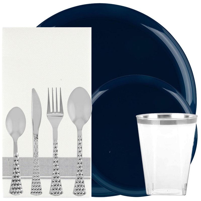 Party Supplies Kit for 20 Guests, Blue