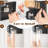 3-Lights Wood Bathroom Vanity Light With Clear Glass Shades