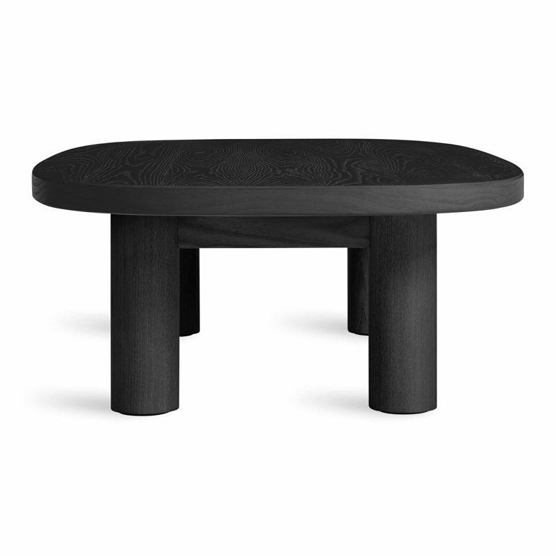 Good Times Solid Wood Coffee Table, Black Ash