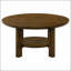 Ensemble élégant de 2 tables basses et d'appoint avec étagères de rangement ouvertes et pieds robustes pour salons modernes
