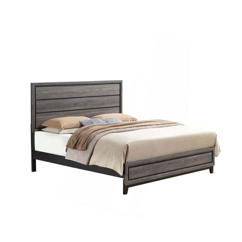 MIRAGE GREY QUEEN BED