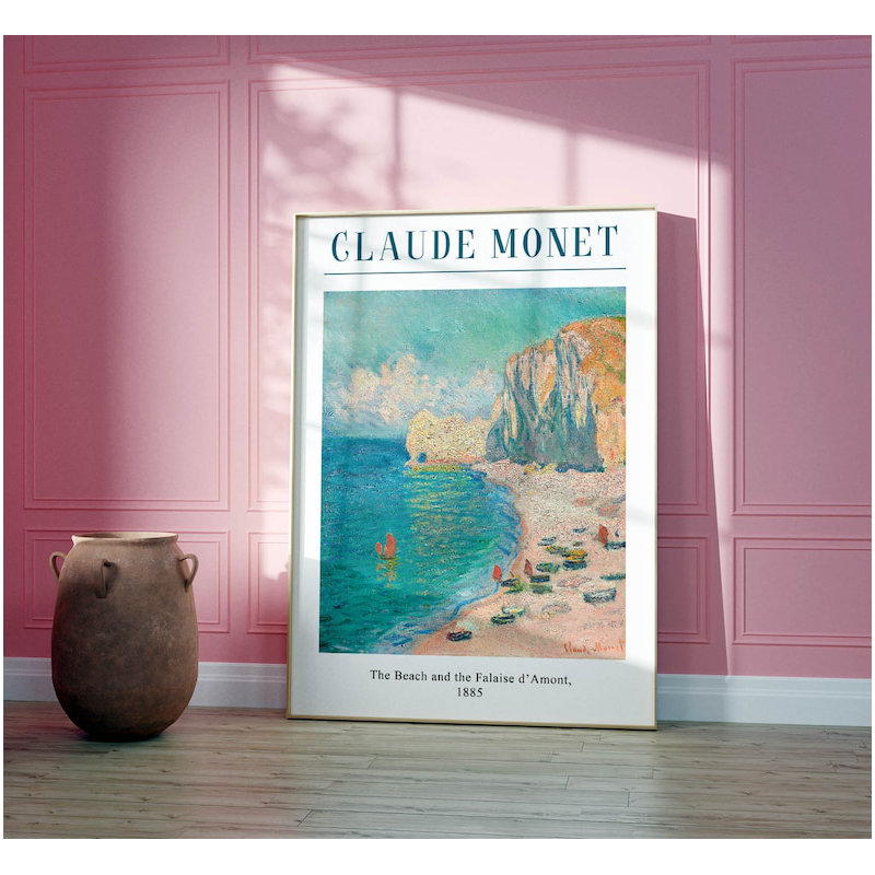 The Beach And The Falaise - No Frame Print