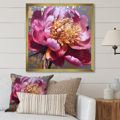 Pivoine rose captivante I