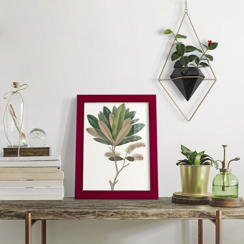 Fall Foliage VI, reproduction d'art encadrée, Rouge, H 11 po x l 9 po x P 1 po