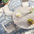 7-Pieces Round Patio Dining Set With Stackable PVC-coated polyester Chairs-1583373416
