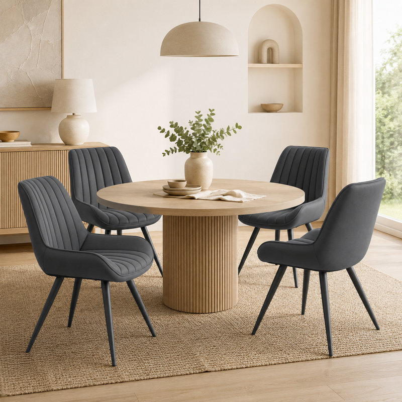 Chaise de salle à manger moderne, Gris