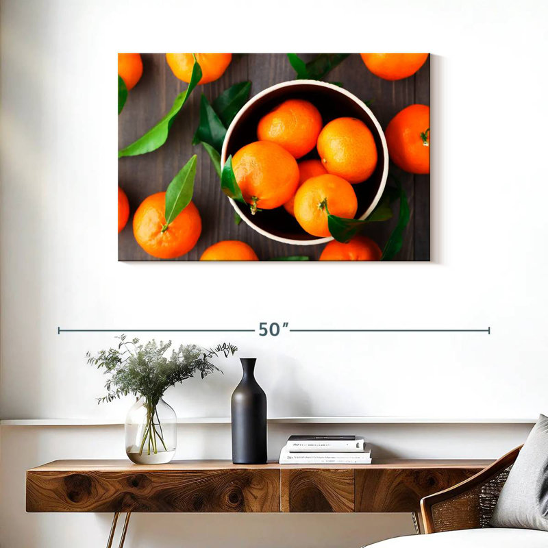 Yarlin Tangerine, 24" H x 36" W