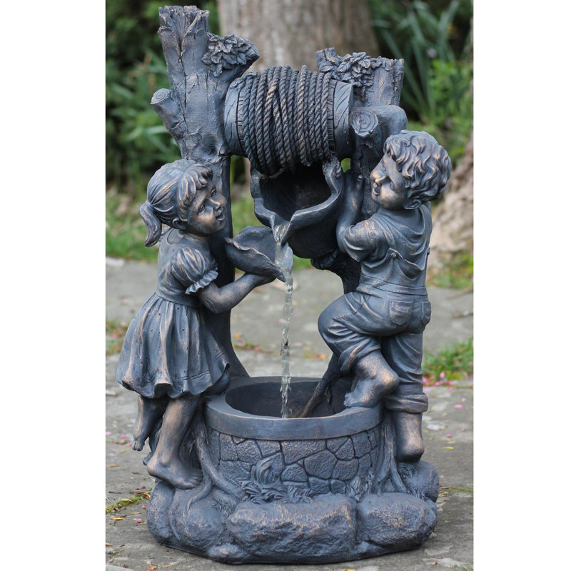Fontaine de jardin pour enfants 30 po