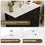 Ensemble de meuble-lavabo 48 po avec lavabo en céramique, 4 portes à fermeture douce et 4 tiroirs-718107349