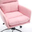 Chaise de bureau en cuir synthétique rose-383849813