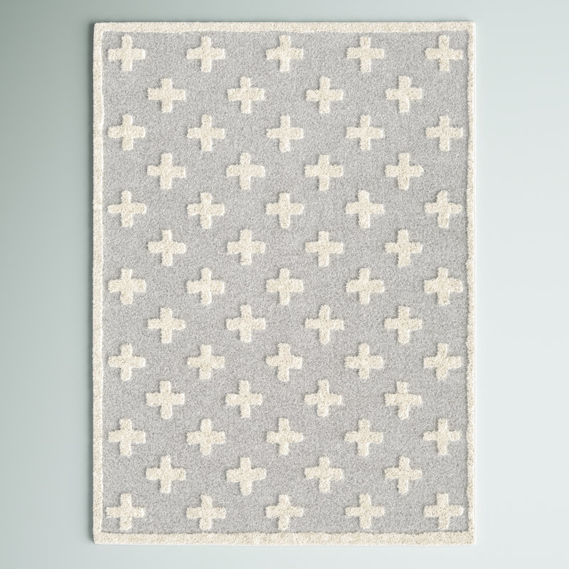 Watlington Geometric Indoor Rug, Rectangle 6'7" x 9'
