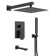 Pressure Balance Shower System 10" Rainfall Tub And Shower Faucet With Rough-In Valve