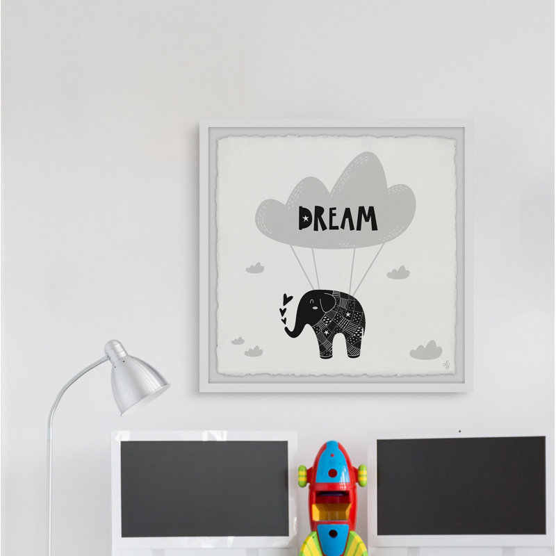 «Elephants Dream», reproduction encadrée de Vincente, H 18 po x l 18 po x P 1,5 po