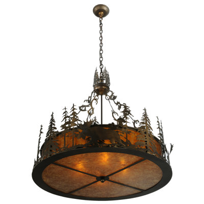 Moose At Dusk 4 - Light Chandelier