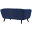 Causeuse capitonnée en velours Bestow Bestow-367956957