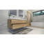 Ensemble de meuble-lavabo double mural 72 po Hartsock-2074113170