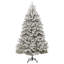 Artificial Christmas Tree Green and White PVC and Metal-2060516052