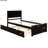 Twin Size Platform Bed With Finish And Trundle For Space Saving Long-Lasting Movable Practical Bedrooms-2001219788