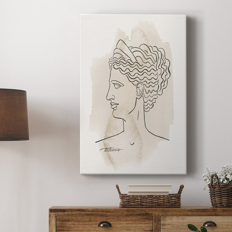Bustes grecs VI - galerie Cavas sur mesure, H 12 po x l 8 po