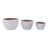 Planters Pottery Clay Modern Textured Round Design Decorative Bowl Style Set Of 2-996099834