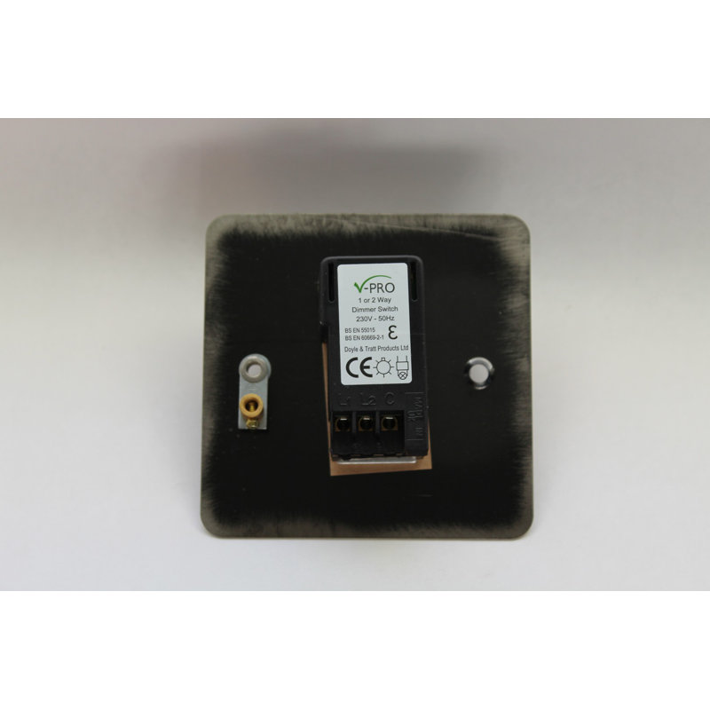 Wall Mounted Dimmer, Polished Chrome
