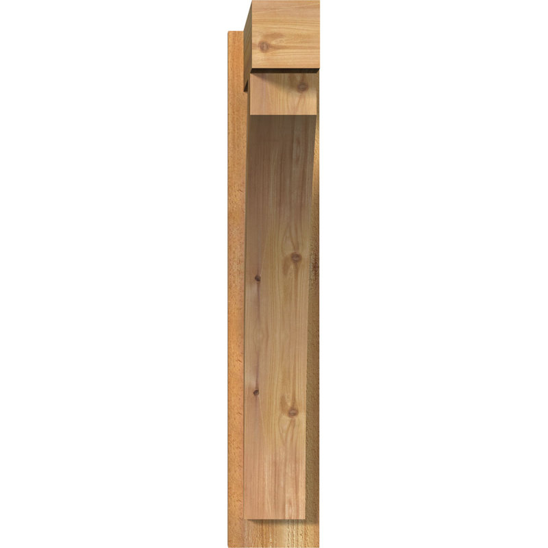Bloc de bois rustique Thorton, Cèdre rouge de l'Ouest de 6 po (sciage brut), P 18 po x H 26 po